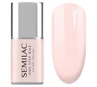 S257 Semilac One Step Hybrid Smalto 3 in 1 Glitter Rose 5 ml Innovativo UV LED Smalto Nail Polish