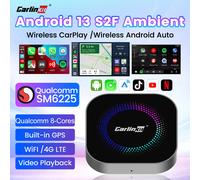 CarlinKit Android 13 LED AI Box Wireless CarPlay Wireless Android Auto Smart Car Multimedia Box Chip EM Qualcomm SM6115 4GB RAM 64GB ROM
