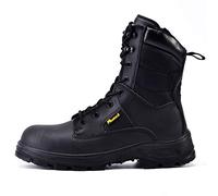 S3 Scarpe Antinfortunistiche Uomo & Donna Militare, H-9438 Comode Scarpe da Lavoro Estive & Inverno, Impermeabile & Traspirante Pelle, SRC Leggere Suole, S1P Puntale in Acciaio e Piastra in Acciaio
