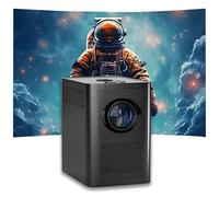 S30 Max Mini Proiettore con Altoparlante,Piccolo Proiettore Android 10.0 con Wi-Fi 2,4 GHz e Bluetooth,180 Lumen HD-IN,Proiettori Portatili per Camera/Esterno,1280×720P, per Casa/Camping (Black)
