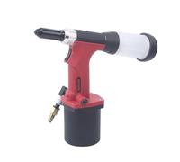 S30 Rivettatrice pneumatica cieca Rivettatrice pneumatica Pistole per rivetti a livello industriale Vuoto 2.4-4.8mm Colore rosso (US Air Plug Riveter)