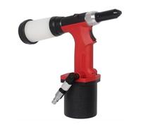 S30 Rivettatrice pneumatica Pistola for rivetti ad aria compressa Livello industriale Vuoto 2,4-4,8 mm Colore rosso Per uso fai da te