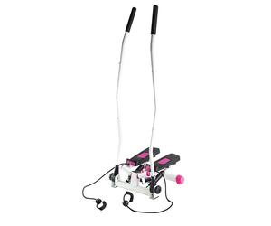 S3085 STEPPER ROSA-BIANCO CON BRACCIA E CORDE MOBILI HMS