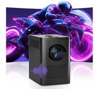 S30MAX Mini Proiettore Portatile con WIFI + Bluetooth,1280 * 720P Videoproiettore con Altoparlante Integrato,Android 10,180 ANSI,Proiettore Smart TV per TV/Telefono/Laptop,Home Theater (Nero)
