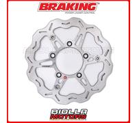 S38022 DISCO FRENO ANTERIORE BRAKING KYMCO XCITING ABS 400 2014 - 2017 WAVE SEMI