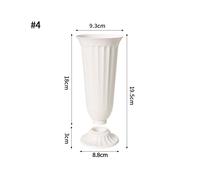 (S4) Semplici vasi in plastica per piante, composizioni floreali, vasi moderni in plastica per fiori