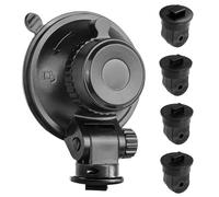 S504 Supporto per montaggio su cruscotto a ventosa con 4 pezzi a 360 giunti rotanti per Apeman Ssontong Biuone iZEEKER HaHoco e la maggior parte delle altre telecamere da cruscotto dell'auto
