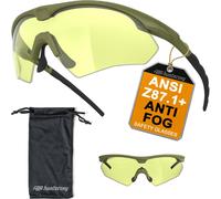 S53 anti fog Tactical Tiro Range Occhiali di Sicurezza Ballistic protezione