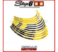 S6-0510.1/YE KIT ADESIVO CERCHIONE 10" STAGE6 GIALLO / NERO