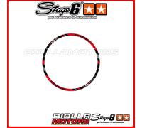 S6-0512.2/RE SET ADESIVO CERCHIONE SCOOTER 12" STAGE6 ROSSO