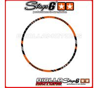 S6-0517.2/OR SET ADESIVO CERCHIONE MOTO 17"STAGE6 ARANCIONE