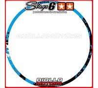 S6-0517/BL KIT ADESIVO CERCHIONE 17" STAGE6 BLU / NERO