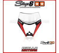 S6-058900.2/RE GRAFICA MASCHERA FARO KTM EXC STAGE6 ROSSO