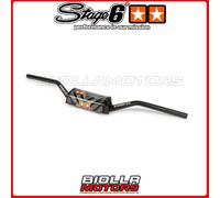 S6-197011/BK MANUBRIO MOTOCROSS + PARACOLPI STAGE6 D.28.6MM NERO UNIVERSALE