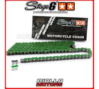 S6-2012002 CATENA TRASMISSIONE HQ STAGE6 420 VERDE ANODIZZATO