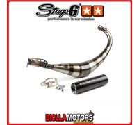 S6-9118903/BK Marmitta Stage6 Streetrace CNC nero RIEJU MRT 50cc Pro STAGE6 RT