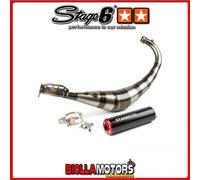 S6-9118903/RE Marmitta Stage6 Streetrace CNC rosso / nero DERBI Senda enduro (pr