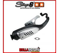 S6-9217800 Marmitta Stage6 Street PEUGEOT kisbee rs 50cc 2 tempi ac STAGE6 RT