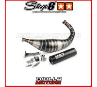 S6-96188851/BK MARMITTA STAGE6 R/T 80 - 90CC CNC NERO RIEJU MRX ENDURO 50CC PRO