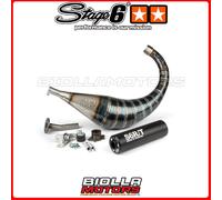 S6-96193751/BK MARMITTA STAGE6 R/T 70-80CC NERO DERBI D50B0
