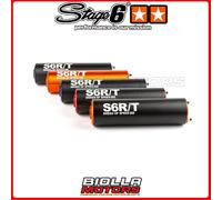 S6-96ET033/BK SILENZIATORE STAGE6 R/T 80 - 100CC MONTAGGIO A DESTRA NERO
