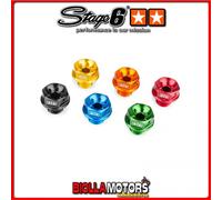 S6-SSP141/RE TAPPO OLIO MOTORE STAGE6 PIAGGIO ROSSO ANODIZZATO