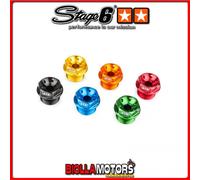 S6-SSP143/OR TAPPO OLIO MOTORE STAGE6 DERBI ARANCIO ANODIZZATO