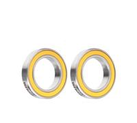 S6000-2RS Cuscinetto In Acciaio 10 * 26 * 8mm 2PCS ABEC-3 SC6000-2RS Della Bicicletta Anteriore Posteriore Mozzi Ruota SI3N4 cuscinetti a sfere in ceramica