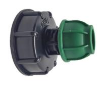 S60X6 Adattatore IBC per tubo diritto per irrigazione connettore serbatoio acqua accessori per agricoltura, industriale (da 60 x 6 a 32 mm)