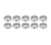 S6206ZZ Stainless Steel Ball Bearings | 10Pcs Double Shielded High Speed Bearings 62x30x16mm | Low Friction Parts for Industrial Equipment/Machinery