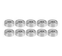 S6303ZZ Stainless Steel Ball Bearings | 47x17x14mm Double Shielded High Speed Bearings | 10Pcs Miniature Bearings for Industrial Equipment/Paper Machinery/Crushers