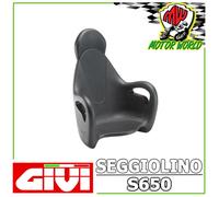 S650 BABY RIDE GIVI MOTO ACCESSORI SEGGIOLINO PER BIMBO BAMBINO DAI 5 AI 8 ANNI
