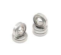 S6702ZZCB 15x21x4 mm Cuscinetto ceramico ibrido in acciaio inossidabile senza grasso, rotazione rapida, 2 pezzi