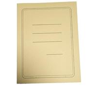 S72 Cartellina Manilla con Stampa, 145 gr. Giallo, Conf. 50 pezzi, Dimensioni 330mm x 240 mm, Archivio Documenti