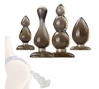 S8-4x Diverse Dimensioni Plug Morbido in Silicone Marrone Liscio con Ventosa Forte Ṕlūg Ḁnàli Ḁnàlé Ḅūṱṱ Ṕlūg ḀnâlêŜêx Pîccólo Dilàtâtore Ânâls Dónna Ḁmǎl Ṕļūgs Plây Ṕlūg Ânâlṕlūg Tóy