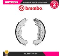 BREMBO Ganasce Freno S 85 511 Kit Ganasce Freno,Ganasce Freni a Tamburo VW,AUDI,SKODA,POLO (9N_),Polo Hatchback (6R1, 6C1),POLO (6N2)