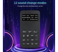 S9 Voice Changer Modulatore a 12 voci con voce regolabile