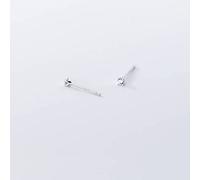 S925 Earrings, Ladies Japanese And Compact Mini Single Diamond Earrings, 925