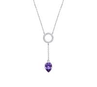 S925 Goccia d'Acqua Cala Corta Catena di clavicole Catena Femmina modelle Donne fresche