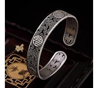 S999 Pure Lady Open Matte Birthday Gift for Women Jewelry Women's Bracelets