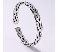 S999 Pure Matte Open Men's And Women's Jewelry Birthday Gift Jewelry Women's Bracelets