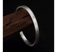 S999 Pure Men And Women Couples Open Jewelry Bangle Birthday Gift Women's Bracelets