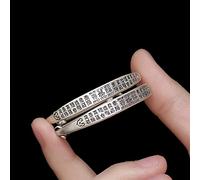 S999 Pure Push Pull Gift Bangle Jewelry Ladies Women's Bracelets