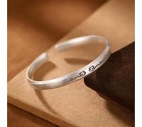 S999 Pure Retro Auspicious Clouds Ladies Open Women's Bracelets