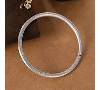S999 Pure Retro Matte Pattern Ladies Ethnic Ladies Women's Bracelets