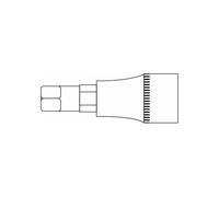 SA 0376 - Bussola esagonale 14 mm L.55 mm 1/2"
