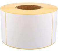 Sa.Ba.Cart E58744062B Confezione 30 Rotoli di Etichette Bianche, 58x74 mm, Adesive Termiche per Bilancia, 620 Etichette a Rotolo, Foro 40 mm