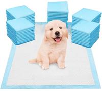 SA Products Tappetini Igienici Assorbenti per Cani 56 x 56 cm, 50 Pezzi | Design a 5 strati con base impermeabile, assorbenza elevata e barriera anti-perdita per cuccioli, casa, auto e trasportino