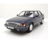 Saab 9000 CD Turbo 1990 Blu Scuro Modellino 1:18 Triple9