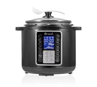 Saaf Multicooker - Set 11 Pezzi - 12 Programmi - Slowcooker, Cuociriso, Vaporizzatore & Pentola a Pressione - 6L - Include Coperchio, Pentola, Cucchiaio, Misurino & Ricettario - Display Digitale